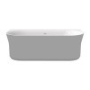 Ravak YPSILON Wall voľne stojacá akrylátová vaňa k stene 178 x 86 cm 178 x 86 cm smoke grey XC00100077