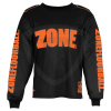 Zone UPGRADE SW Goalie Sweater SR. Black-Lava Orange L čierna-oranžová
