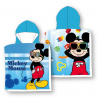 FARO Plážové pončo Mickey blue Bavlna Froté, 55/55 cm