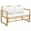 Lavica s operadlom, drevo 115 x 65 cm