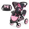 Bayer Design Twin Star ružová/čierna