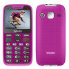 EVOLVEO EVOLVEO EasyPhone XR, mobilní telefon pro seniory s nabíjecím stojánkem, růžová