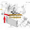 Turbo hadica OPEL Astra J - A17DTR, A17DTJ - turbo - medzichladič - 13327298