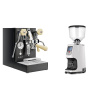 Lelit Mara PL62X V2, black + Eureka Atom Specialty 65, white
