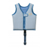 Liewood plavecká vesta Dove Seersucker Swim Vest LW20739.PPY2 modrá 15-19 kg