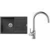 Set Sinks G11874 (dřez Ultima 790 Metalblack 74 + baterie Vitalia Chrom - lesklý)