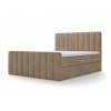 Čalúnená boxspring posteľ Magic plus 160x200 - béžová