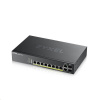 Zyxel GS2220-10HP 10-portový gigabitový PoE manažovaný L2 switch, 8x gigabitový RJ45, 2x gigabitový RJ45/SFP, PoE 180 W GS2220-10HP-EU0101F