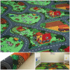 Koberec do detskej izby - Kobercová farma 160x200 ulíc mesto, obec, Traktor (Koberec do detskej izby - Kobercová farma 160x200 ulíc mesto, obec, Traktor)