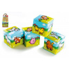 Teddies Kostka Moje první zvířátka 7x7cm v sáčku 0+