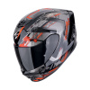 Helma na motorku SCORPION EXO-391 CLUTTER čierno/červená Veľkosť: L