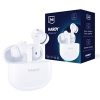 3mk HF, sluchátka Bluetooth HARDY LifePods Pro, stereo, nabíjecí pouzdro, bílá 5903108528290