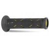 PROGRIP MANŽETY PG717 ROAD 22+25 MM, DĹŽKA 122 MM, ČIERNA/ŽLTÁ, DVOJSKLO 717-202