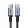 Kábel Ugreen USB typ C - USB typ C 1 m čierny