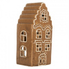 Clayre & Eef Perníková chalúpka na čajovú sviečku Gingerbread Cott - 8*7*16 cm - Clayre & Eef