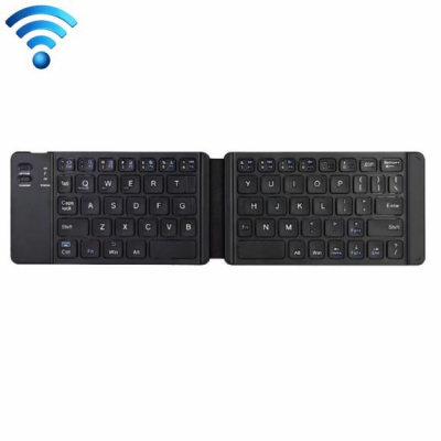 AppleKing cestovná skladacia bezdrôtová klávesnica pre iPhone / iPad - čierna - možnosť vrátiť tovar ZADARMO do 30tich dní