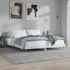 vidaXL Posteľný rám lesklý biely 160x200 cm kompozitné drevo - Biela - 20960-162499