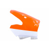 Zadný ľavý plast - oranžovo biely - minibike