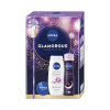 Nivea Glamorous sprchový gél 250 ml + deospray 150 ml + krém 30 ml darčeková sada