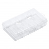 Prosperplast Kufríkový organizér UNIBOX NUN08, 4.5x11.7x19.8 cm, 5 priečok