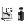 Rancilio Silvia BC, white + Eureka Mignon Zero, BL black
