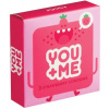 You & Me lubrikované kondómy Strawberry 3 ks