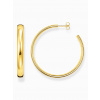 Thomas Sabo CR641-413-39 Gold-plated hoop earrings Chunky 50 mm