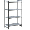 Systém zásuvných plastových regálov ,š x h police 990 x 540 mm
