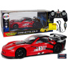 LEAN TOYS Pretekárske športové autá na diaľkové ovládanie Corvette C6.R Červená 2.4 G Svetlá 1:18