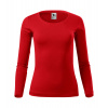 MALFINI FIT-T LONG SLEEVE 169 / Dámske tričko, dlhý rukáv - červená L