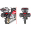 GIVI PLX8207 trubkový nosič bočných kufrov Moto Guzzi V100 Mandello 1000 (22-24), iba pre kufre V35, V37