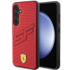 Ferrari Big SF Perforované puzdro pre Samsung Galaxy S24+ - červené (Ferrari Big SF Perforované puzdro pre Samsung Galaxy S24+ - červené)