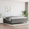 zahrada-XL Boxspring posteľ s matracom tmavosivá 160x200 cm látka 3144432