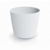 Kvetináč MILLY ROUND 19,6 cm - farba: biela (Prosperplast DMI200-S449)