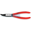 KNIPEX 44 31 J22 Kliešte pre vnútorné poj. krúžky 19-60 mm zahnuté 45 ° pot. plastom, fosfátované
