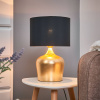 EGLO Textilná stolná lampa Manalba 38 cm vysoká - 95386