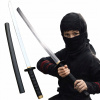 NINJA MEČ SUPERHRDINA BOJOVNÍK RYTIER SAMURAJSKÝ VEĽKÝ 61 CM PU PRE DETI