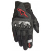 Rukavice SMX-1 AIR V2, ALPINESTARS (čierne / červené fluo, veľ. S)