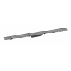 Hansgrohe RainDrain Rock Lineárny sprchový žľab 900, s roštom na vloženie dlažby, nerezová 56032000-HG