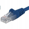 PremiumCord sputp02B patch UTP, RJ45-RJ45, level 5e, 2m, modrý