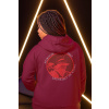 GG-God.sk Mikina Gladiator Dámska Farba: Bordová (Wine), Veľkosť: XXL, Grafika: Vzadu (Back)