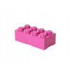 LEGO® box na svačinu 100 x 200 x 75 mm růžový