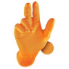 Ochranné nitrilové rukavice Grippaz 246 oranžové (bal. 50 ks) 240 mm 8,0 g vel. L Grippaz