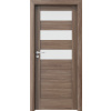 PORTA Doors SET Rámové dvere VERTE HOME C.3 so sklom, fólia Orech verona 2 + zárubeň PD-VER-C3_ORECHVERONA2