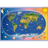 Detská mapa sveta, 120 x 80 cm