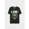 Marvel - Loki - Logo Badge - Men's Short Sleeved T-shirt Velikost: M, Barva: Black
