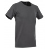 Tričko STEDMAN CLIVE CREW NECK Slate Grey sivá S