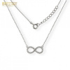 Strieborná retiazka Ag925 Infinity - Rozmer: 44