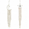 Žiariaci boho snov s súprava snov (Žiarivý vysnívaný chytač LED Boho Moon Set Star)