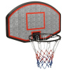 Basketbalová doska čierna 90x60x2 cm polyetén-ForU-93666